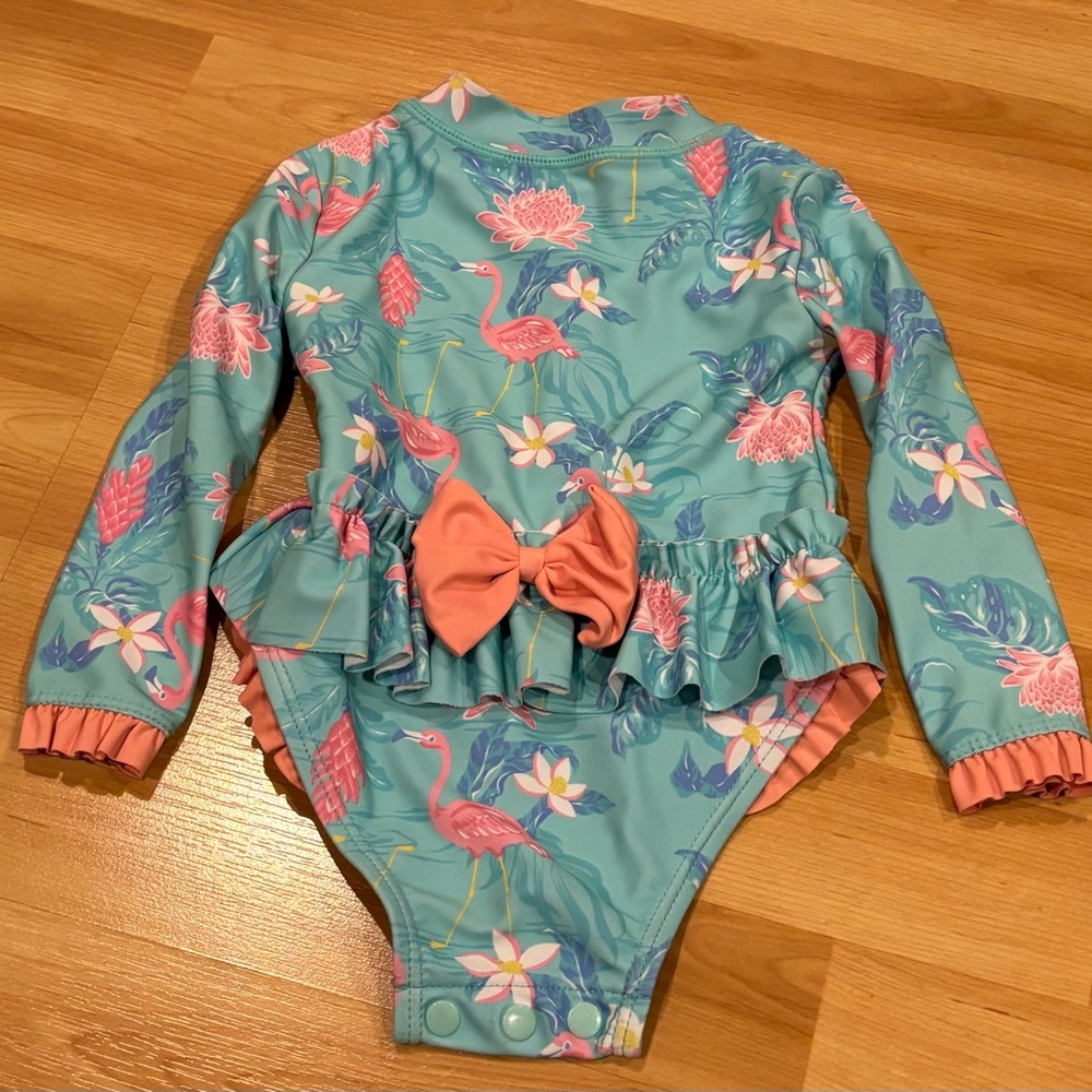 Tommy Bahama Kids Flamingo Swimsuit‎